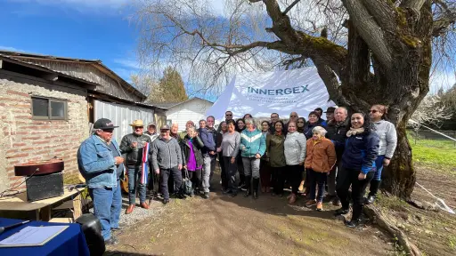 En Mulchén: Innergex Energía Renovable inaugura junto a la comunidad la nueva sede del Club Adulto  Mayor Mirador del Biobío