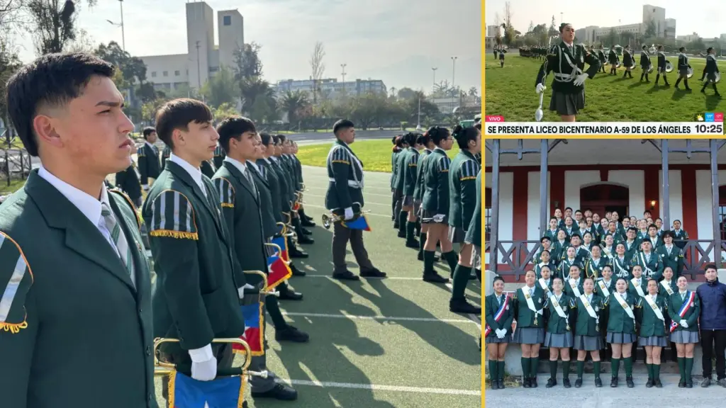 Liceo bicentenario obtuvo el sexto lugar en concurso de banda de guerras