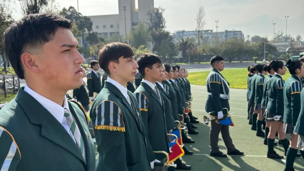 Banda de guerra Liceo Bicentenario en concurso nacional 1 | Cedida 