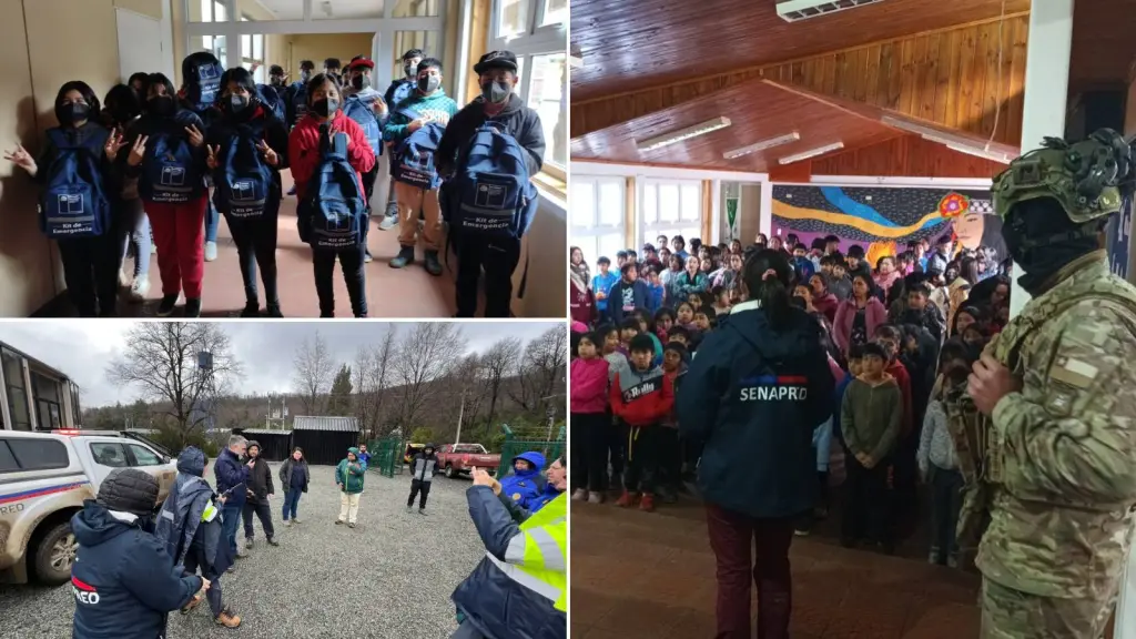 Simulacro de evacuación en Alto Biobío reforzó preparación comunitaria ante posible erupción del Volcán Callaqui, Senapred Biobío