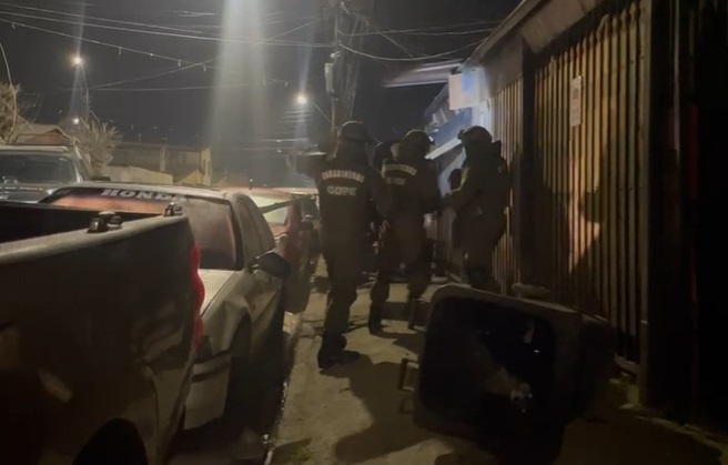 Operativo antidrogas a Casas Bunker / Carabineros