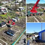 En Rucalhue se entregaron las primeras casas industrializadas en madera