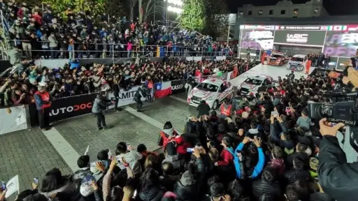 Todo listo para la largada protocolar de la fecha Mundial del WRC en Biobío