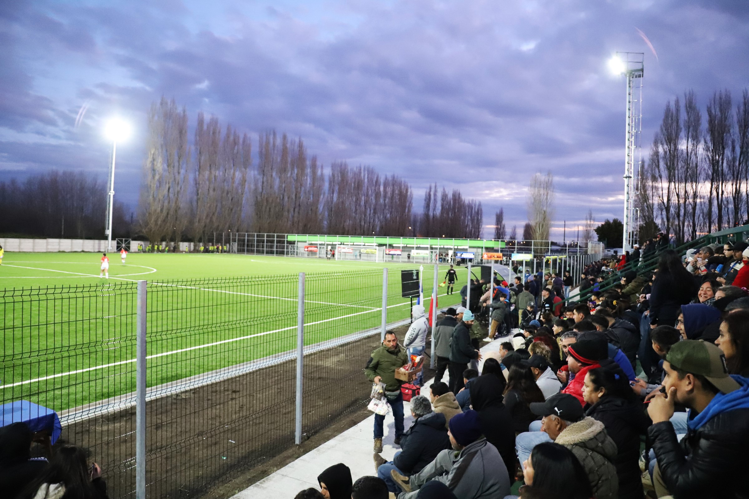 Un aspecto del nuevo estadio de Cabrero / La Tribuna