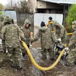 Despliegue militar ante emergencias, cedida Destacamento 17 de Montaña Los Ángeles