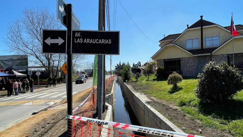 Canalización de aguas, Municipalidad de Nacimiento