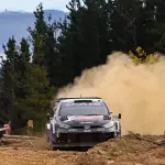 Elfyn es el más rápido por 8 segundos en la etapa más larga del rally y lideró por 11,3 segundos después del sábado por la mañana. , X | @TGR_WRC