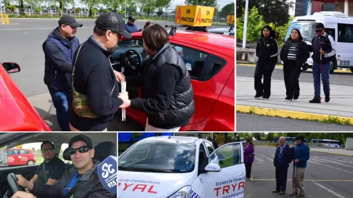 Concientización y conducción segura marcaron la tercera edición de Ciegos al Volante