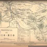 Mapa de la provincia de Biobío, fines del siglo XIX., Memoria Chilena