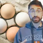 El estudiante de medicina demostró cómo cambió su cuerpo tras comer 60 docenas de huevos en un solo mes. , Redes sociales