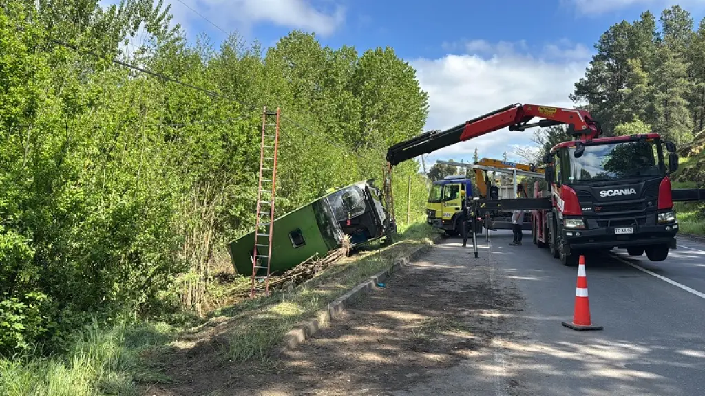 Volcamiento de bus en Laja, Redes sociales 