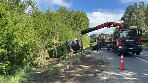 En libertad quedó conductor que protagonizó fatal volcamiento con dos pasajeros fallecidos en Laja