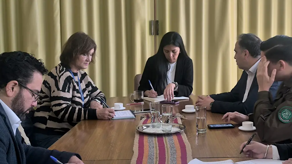 La reunión de emergencia se realizó durante la mañana de este jueves., Cedida