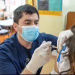 Más de 18 mil 900 estudiantes de la provincia de Biobío se han vacunado contra el virus del papiloma humano difteria, tétanos y tos convulsiva., Cedida