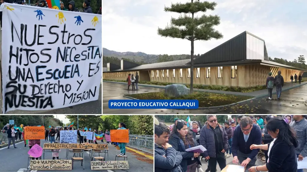 Comunidad de Callaqui exige soluciones a la crisis educativa: Autoridades prometen continuar el diálogo, Cedida