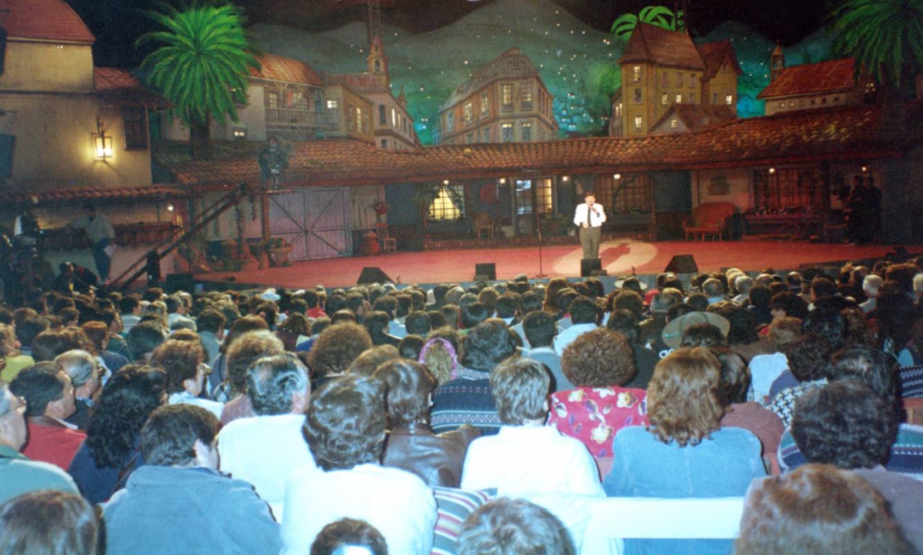 Omar Ortiz en su presentación en el Festival de Olmué 1998 / Cedida