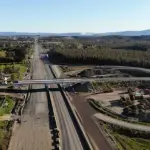 Las obras de la Ruta Nahuelbuta están en plena ejecución., Cedida