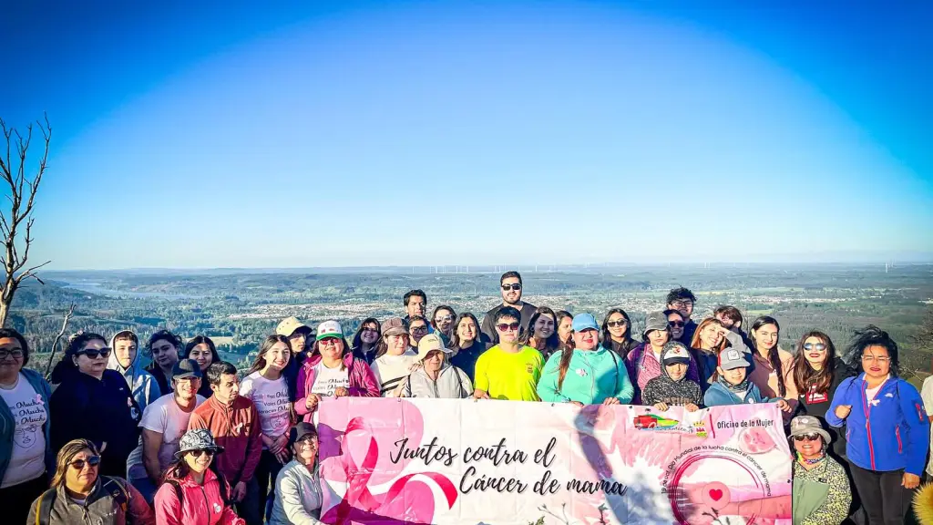 Trekking contra el cáncer de mama, Municipalidad de Nacimiento