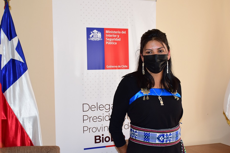 Paulina Purrán cuando asumió la Delegación presidencial de la provincia de Biobío / Archivo La Tribuna 