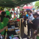 La iniciativa se realizó en la plaza de armas de Los Ángeles., Seremi de Salud Biobio