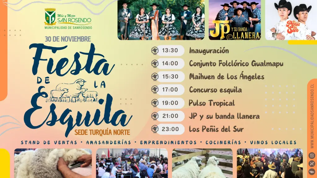 Fiesta la Esquila, Municipalidad de San Rosendo