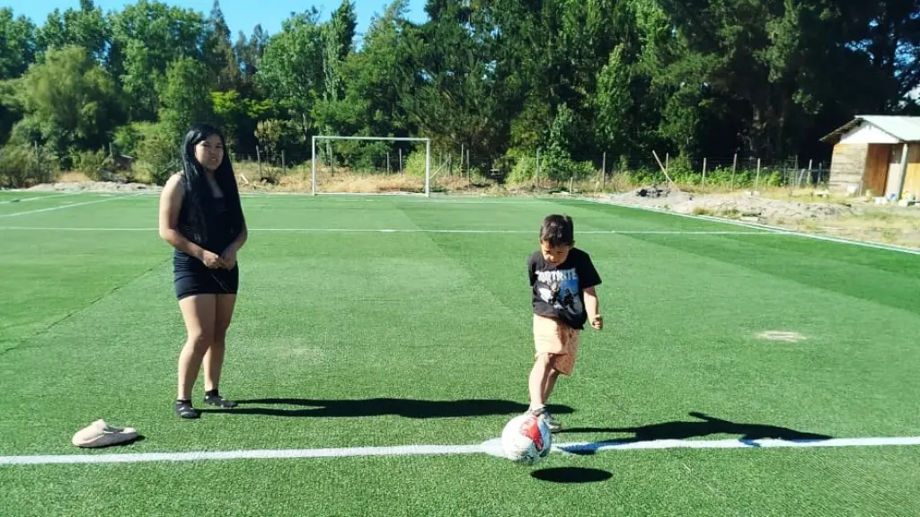 En el sector Campo Alegre está instalado el recinto en el que ya asoman las nuevas canchas de fútbol, La Tribuna