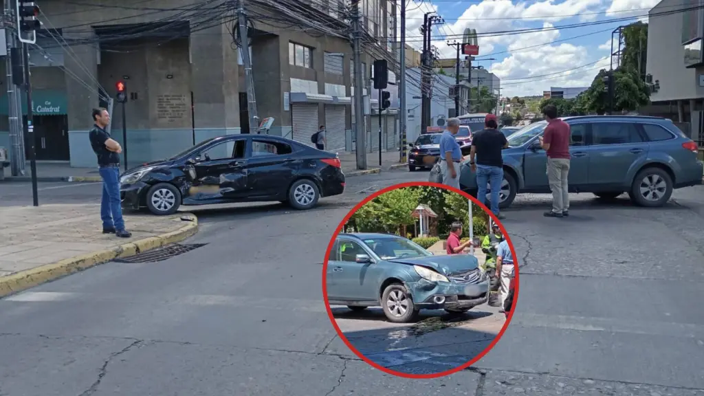 Accidente en calle Valdivia con Lautaro