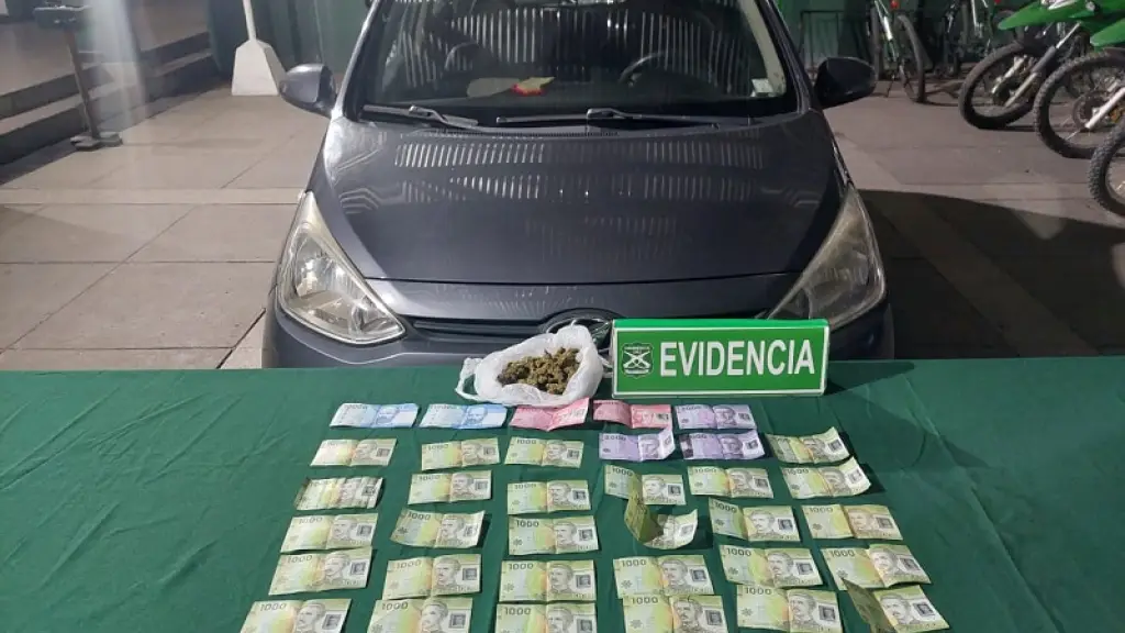 Droga decomisada por Carabineros, Carabineros