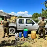 Detienen a tres hombres por robo de combustible para Faena Forestal en Los Ángeles, Cedida