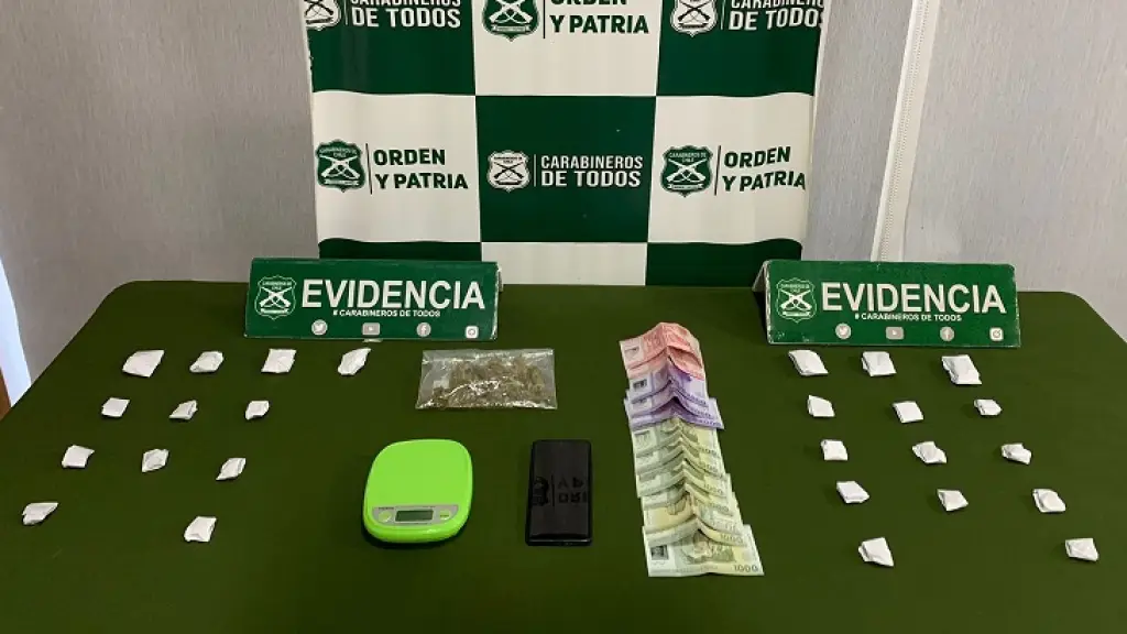 Incautación de drogas en Cabrero, Carabineros