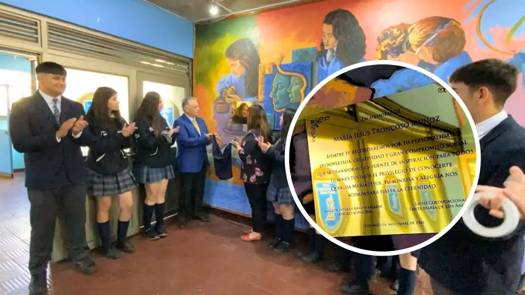 Placa de María Jesús se inauguró en Los Ángeles