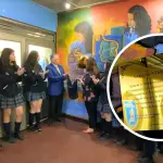 Placa de María Jesús se inauguró en Los Ángeles