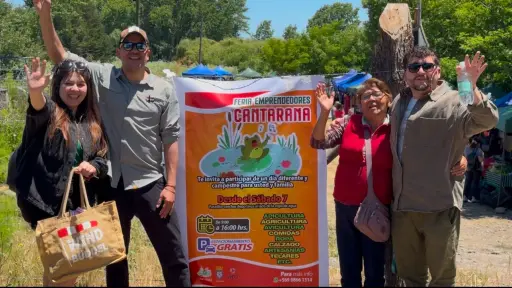 Inauguran por primera vez feria de Emprendedores Cantarrana en Los Ángeles