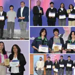 Los reconocimientos otorgados en la jornada en que se otorgaron los premios “Vocación Técnica”. , La Tribuna