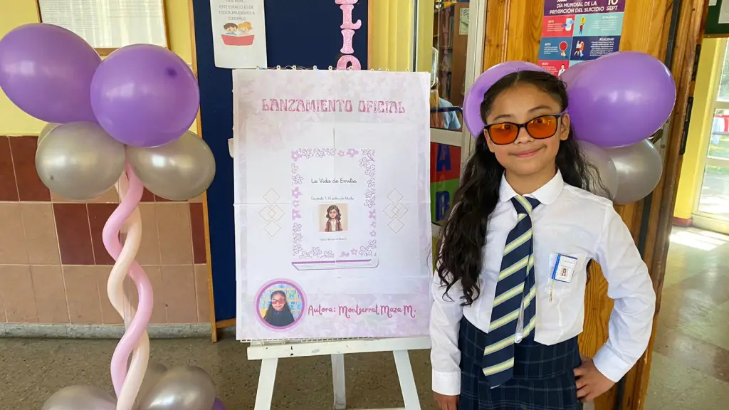 Niña de diez años con discapacidad visual publicó su primer libro