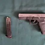 Carabineros incautó una pistola a fogueo, adaptada para el disparo., Cedida