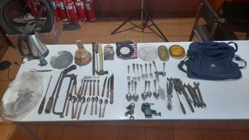 Robo en Mulchén: dos detenidos por sustraer herramientas y electrodomésticos de una vivienda