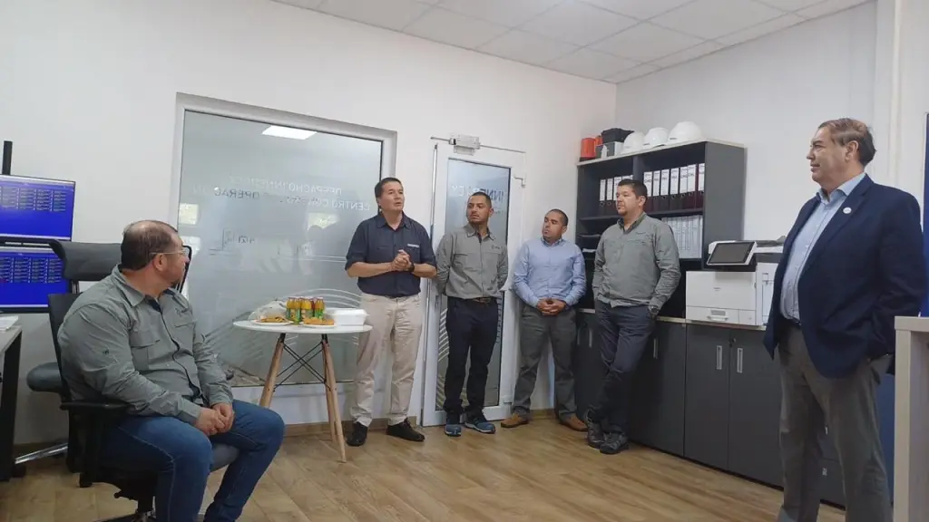 Visita del presidente del Consejo Directivo del Coordinador Eléctrico Nacional al  Parque Eólico Cuel.