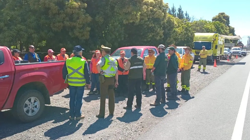 La campaña se realizó en la Ruta Q-45, a la altura del cruce Canteras., Cedida