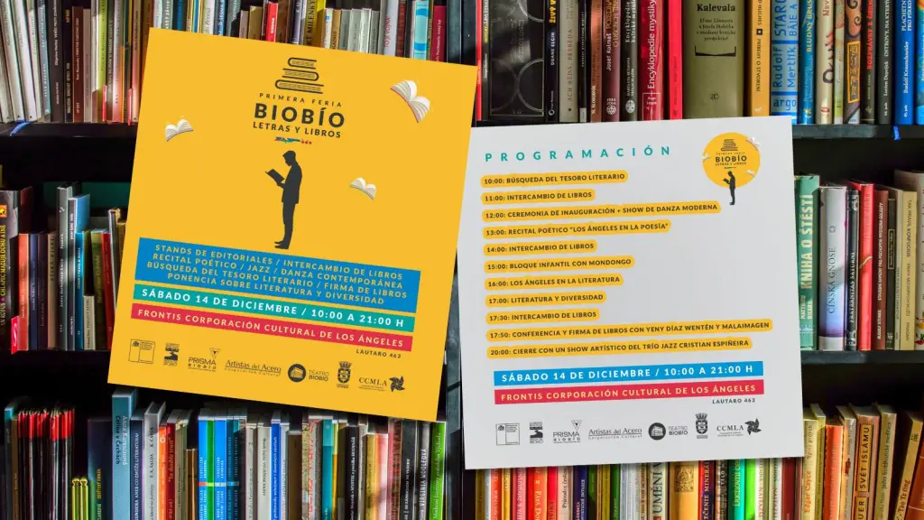 Los Ángeles celebra su primera Feria Biobío Letras y Libros este sábado en la Plaza de Armas , Cedida