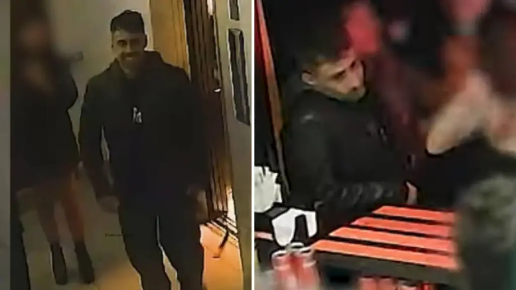  Según el relato de la joven, Valdivia habría manipulado su bebida en un momento, levantando sospechas de que le habría introducido alguna sustancia., Captura video | Meganoticias