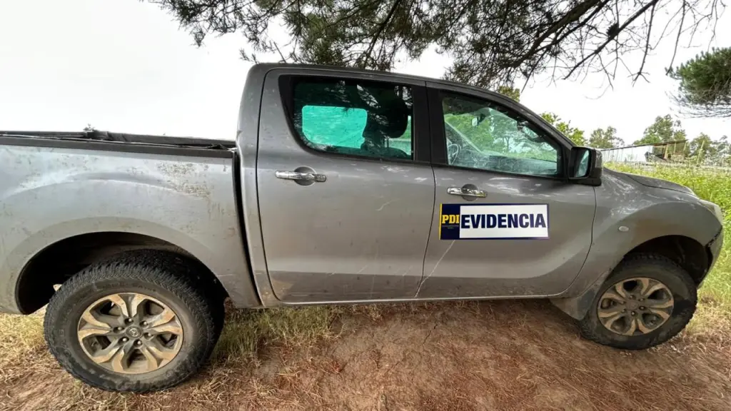 Camioneta recuperada., PDI Araucanía