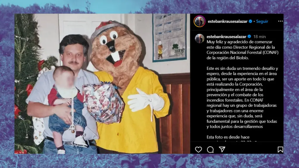 Tras dejar la alcaldía, Esteban Krause asume como Director Regional de CONAF en Biobío, Cedida