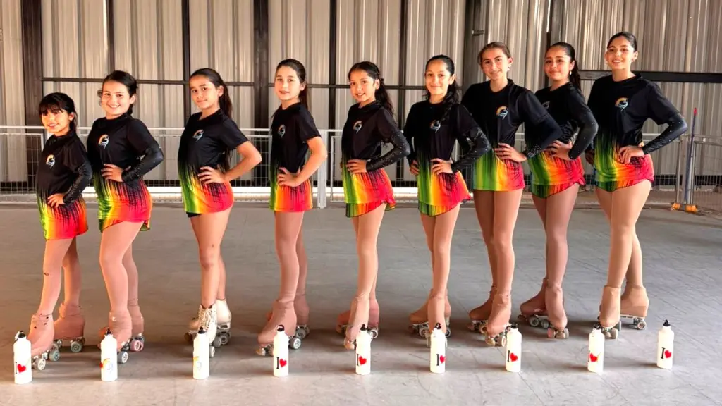 Las pequeñas patinadoras presentes en el Nacional, La Tribuna