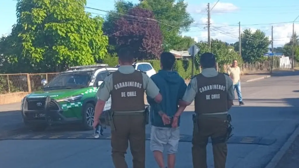 Detenido por mantener una orden vigente en Las Canteras, X @CarabBioBio