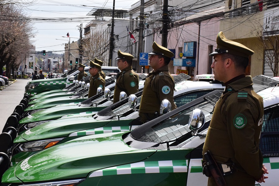 La entrega de flota vehicular de Carabineros fue destacada por la seremi como uno de los hitos del gobierno en la provincia de Biobío en 2024  / Fredy Muñoz | Archivo La Tribuna