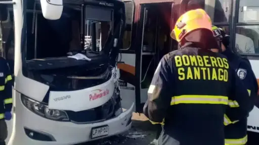 Grave accidente en Estación Central deja 18 lesionados tras colisión de buses interurbano e interregional