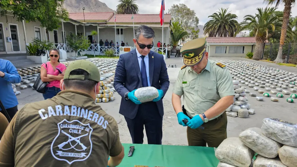 Las diligencias fueron encabezadas por el O.S.7 de Carabineros., Cedida