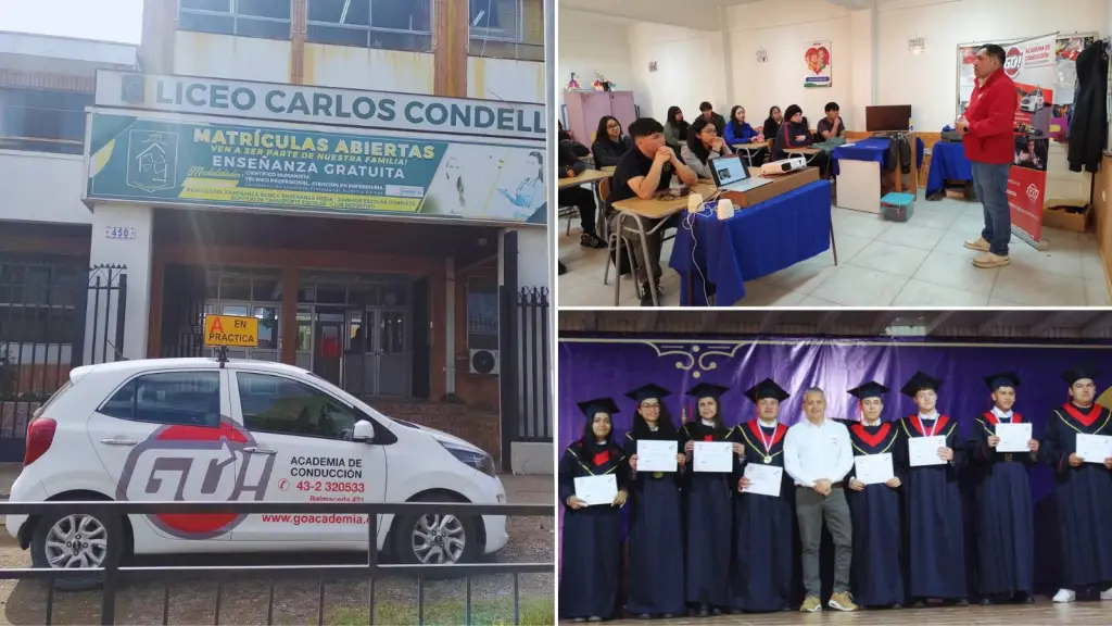 Liceo Carlos Condell permite a sus alumnos obtener licencia de conducir Clase B, Cedida