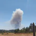 Incendio en Hualqui, Cedida